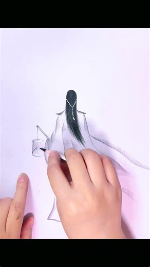 Chinese Painting Tutorial | 一寸相思一寸愁，下一句：_____。#Shorts