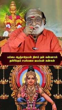 பம்பை ஆஞ்சநேயன் தினம் தன் கண்ணால் தரிசிக்கும் சபரிமலை ஐயப்பன் கண்கள்| திரு.வீரமணி ராஜு