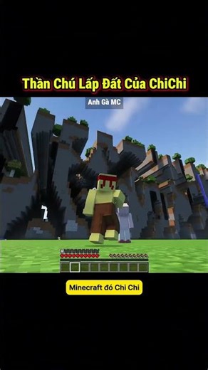 Thần Chú Lấp Đất Của ChiChi OCD ??! 🤣 - Tập 1170 #shorts #minecraft
