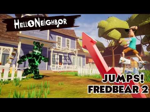 I CHEATED with INFINITE JUMPS vs Hallowen Fredbear! (Hello Neighbor)