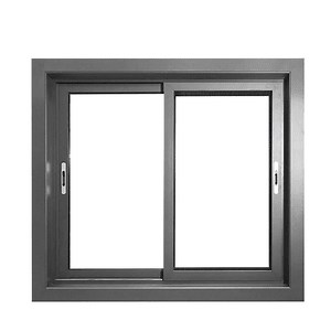[Hot Item] Kdsbuilding Champagne Color Aluminum Sliding Window Sliding Glass Doors and Windows Bronze Color Sliding Aluminium Window