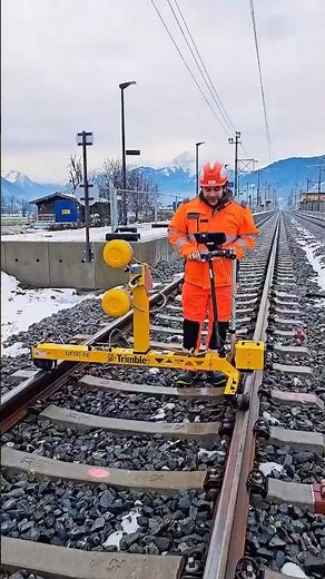 Millimeter Precision for Rail Track Measurement with Trimble 🚧