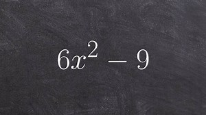 Learn how to factor out the GCF from a binomial