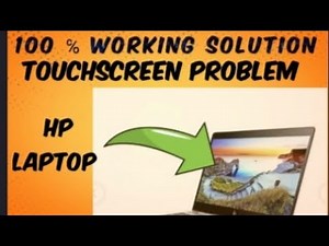 hp 840 g5/6 laptop touch screen not work