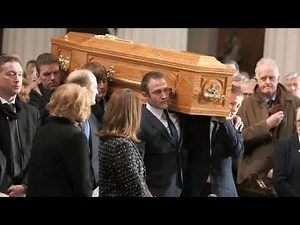 Funeral of Gay Byrne takes place in Dublin