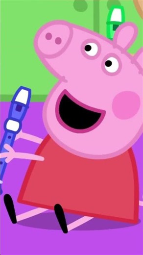 Peppa Learns To Play the Recorder! 🎶 #peppapig #shorts