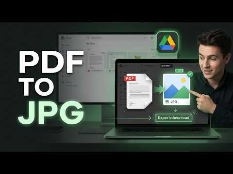Convert PDF to JPG in Google Drive | Step-by-Step Guide