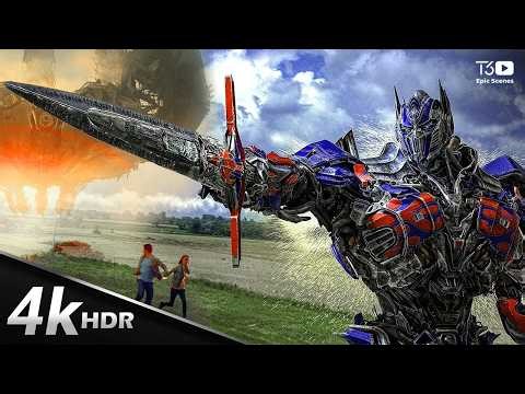 Transformers Mashup: EPIC Battles 4K! HDR 2025 | Revenge of the Fallen vs Age of Extinction [Review]