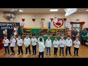 Dzień Babci i Dziadka. Przedszkolna Orkiestra. Przedszkole nr 6 Tęczowa Szóstka w Sulechowie.