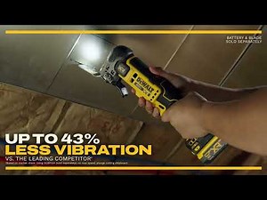 DeWalt's new DCS359B XR 20V Oscillating Multi Tool is going to turn heads!