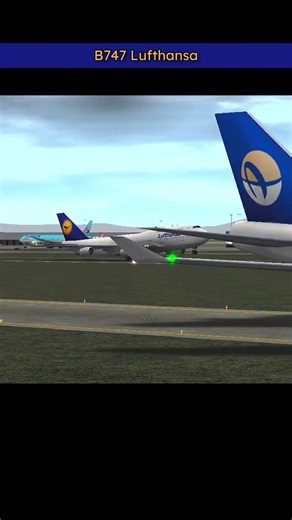 Boeing 747 Lufthansa taking off #aviation #shorts