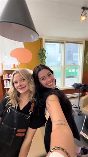 BIRTHDAY WEEK DAY TWO!!! Today I got blessed by the best @Hair by Claire I’m telling you, this is your sign to get your hair done with her. She books fast so lock in and check out her @GlossGenius site! We went dark and cut long layers! Might not seem like a huge change but trust me. It is. Burnt orange 👉🏻 dark brown! #hairday #hairtok #birthdayweek #birthdayhair