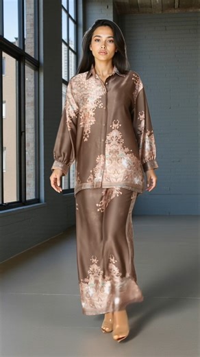 ✨ Luxe vibes only. Our Baroque Print Satin Pant Set is back and stealing the spotlight with its rich sheen, ornate detailing, and effortless silhouette. Dress it up, dress it down — either way, she’s a whole statement. Tap to shop this best seller. 💫 #ForHerNYC #NewArrivals #SatinSet #BaroquePrint #TrendyOutfits #ChicStyle #NYCFashion #EffortlessElegance #StyleInspo | For her NYC