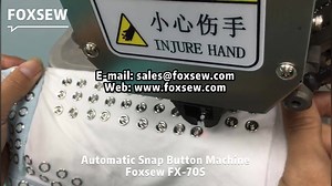 4.2K views · 232 reactions | Automatic Snap Button Machine Foxsew FX-70S This machine can make both Male and Female Buttons in one machine. Automatic feeding button to mold, manual button, safety does not hurt the hand. Foxsew Sewing Machines | Foxsew Sewing Machines | Facebook