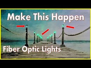 How to make your own DIY Picture Fiber Optic Lights