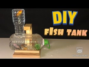 DIY Fish Aquarium | How to make Fish Tank using Plastic Bottle | Miniature Ideas