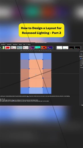 How to Design a Layout for Recessed Lighting #Lighting #USA #fyp