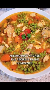 Green Pea Soup with Chicken #hungary #homemade #soup #magyar #deliciousfood | Annamaria's Kitchen