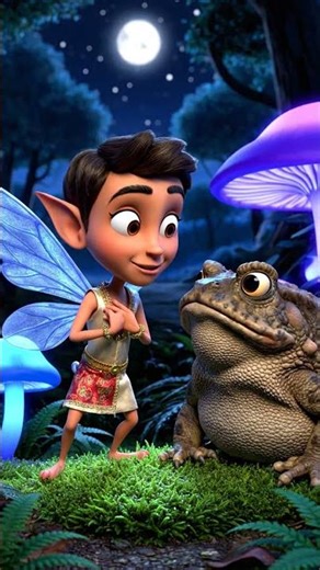 Fairy vs Frog: Midnight Croak Battle! | Funny AI Short | Nebula Shot