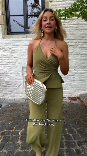 Olive jumpsuit outfit idea | Easy one-piece look you can dress up or down