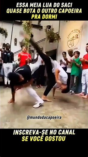 That half-moon flick almost put the other capoeira fighter to sleep. #capoeira #worldofcapoeira #...