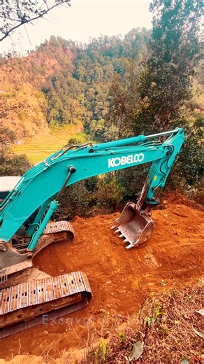 Powerful Excavator vs Mountain, Building Epic Road #excavatorporn #creatorsearchinsights #excavator #foryouシpage #trendingreel | Excavator Planet