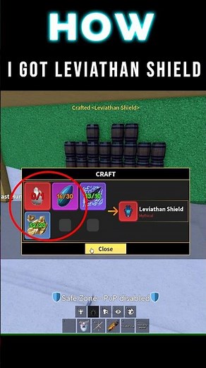 HOW I GOT LEVIATHAN SHIELD #roblox #avipb13 #bloxfruits