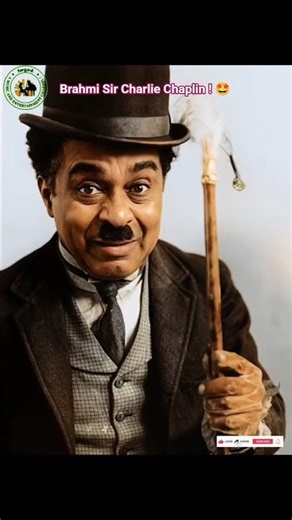 Brahmi as Charlie Chaplin🤩 | Brahmi Iconic New Look | Brahmanandam Comedy |Funny Short |Viral Short