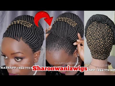 BoX BRAIDED WIG basket and Individual braids