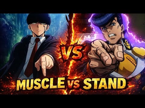 Mash Burnedead vs Josuke Higashikata | Muscle vs Stand | MUGEN