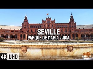 Seville, Spain 🇪🇦 - Exploring Parque de María Luisa [4K]