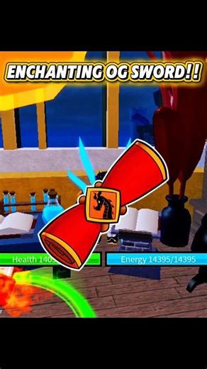 Enchanting Most OG Sword In Blox Fruits 🤯🔥 #bloxfruits #roblox #robloxfyp