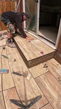 Installing the Mitred Step ⚒️⚒️ #landscaping #patio #steps #fyp #fypシ゚ #foryouシ #foryoupageシ