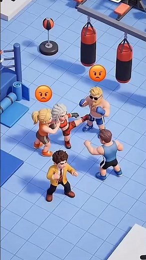 Angry Boxing Gym Fight! 🥊 Crazy Training & Epic Battle | 3D Boxing Game