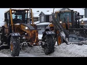 HEAVY Equipment CONVOY SNOW Removal