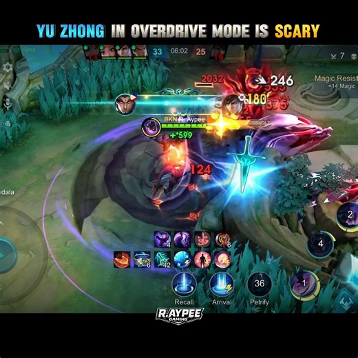 Yu Zhong in Overdrive Mode💀 … #MLBB #MLBBCreator #yuzhong #yuzhonggameplay #mobilelegends