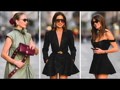 Elegant Spring fashion Street Style in Madrid | Trendy trousers & Chic Dresses🌸