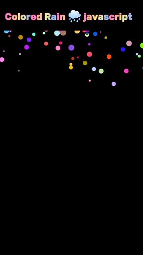 Canvas bubble rain ☔ javascript | please subscribe to my youtube channel 💖 #html #htmlcss #cssanimation #animation #coding #programming #codingtiktok #trending #viral #foryou #creativewiz