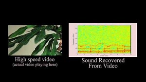 Scientists Can Recover Audio From Silent Video With Rolling Shutter