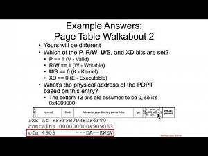 Paging - Page Table Entries - PML4E - Lab Example: Page Table Walkabout 2
