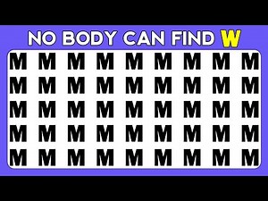 Find The Odd One Out | Test your eyes👀 - Number and Letter Edition | Observation Skills Perfection
