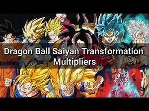 Dragon Ball Saiyan Transformations Multipliers