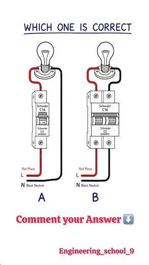 Single Pole vs Double Pole MCB Wiring – Which Connection is Correct for Electrical Safety? ✅