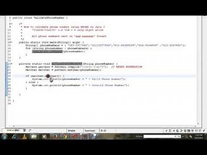 HOW TO VALIDATE PHONE NUMBER USING REGEX IN JAVA