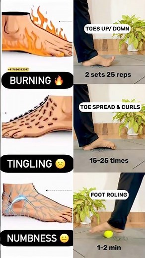 Burning, Tingling or Numb Feet? Try These Simple Foot Exercises