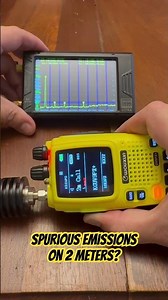 Wouxun KG-UV9PX+ Spurious Emissions Test On 2 Meters On Low Power