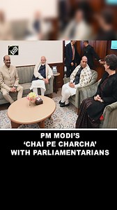 Om Birla's 'Chai pe Charcha' with PM Modi, Priyanka Gandhi, MPs on conclusion of Winter session #OmBirla #LokSabha #WinterSession #IndianParliament #AllPartyMeeting #MPs #ParliamentaryAffairs #Delhi | Asian News International (ANI)