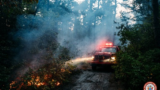 South Jersey forest fire 95 percent contained; spread to 1,700 acres