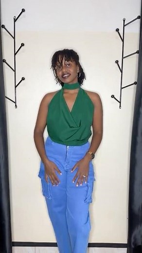Easy & Quick Trendy Cowl Neck Backless Top
