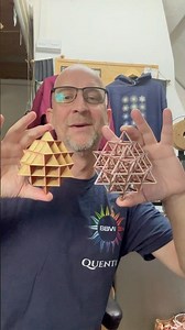 The 64 Star Tetrahedron, 3d printed sculptures by Natureofflowers